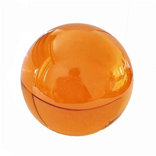 caihuashopping Fotokugel 100mm Kristallkugel Künstliche Glaskugel Dekorative Kristallkugelfotografie Foto Requisiten für Dekoration Glaskugel Fotografie (Color : Amber, Size : 100mm)