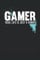 Gamer Real Life is just a Hobby Gaming Spruch Nerd Notizbuch (liniert)