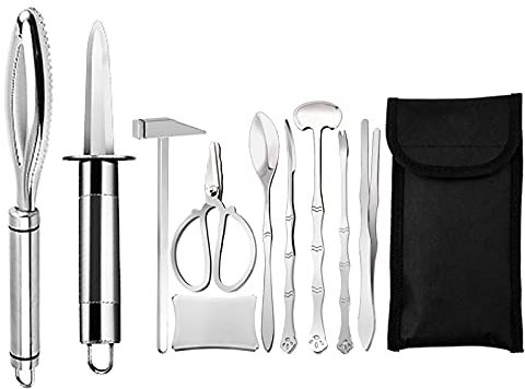 Meeresfrüchte-Set, Krabbenbeingabeln, Hummer-Sheller, Krabben-Knallbonbons und Werkzeug-Set, Meeresfrüchte-Schere, Nussknacker-Set