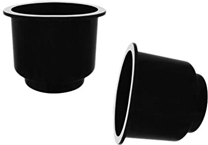 Sharplace Getränkehalter Flaschenhalter Universal für Boot Auto Schwarz, 2 Stück/Packung