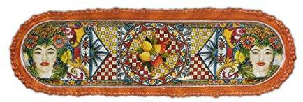 Baci Milano PIATTO A SERVIRE OVALE PICCOLO 44,5X13,5 CM - TRINACRIA