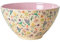 Melamin Salatschüssel - Multi - Wild Flower Print