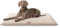 Knuffelwuff kuschelige Hundematte Calliope aus Teddy Material 100x70cm Beige - Hundekissen für große, mittelgroße und kleine Hunde - Für Zuhause, Auto, Wohnmobil, Wohnwagen