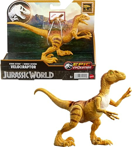 Jurassic World Velociraptor Angriffsspielzeug für Kinder ab 4 Jahren