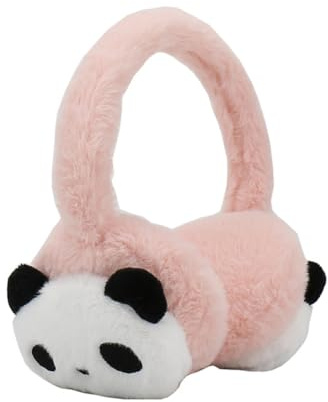 SJTJSPX Cache-Oreilles de Panda Couvre Oreilles Réglable Fille Garçon Protège-Oreilles Hiver de Ski Moto Voyage Chauffe-Oreilles Peluche Chaud Cache Oreilles Contre Le Froid Oreille Protect Doux