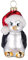 Christbaumschmuck Pinguin 7cm Weihnachtskugel Figur Weihnachtsbaumfigur aus Glas