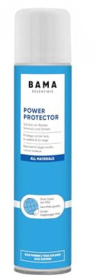 Bama Power Protector - Imprägnierspray für Schuhe, Taschen und Jacken, schmutz- & wasserabweisende Materialpflege, Universalspray, 300 ml.