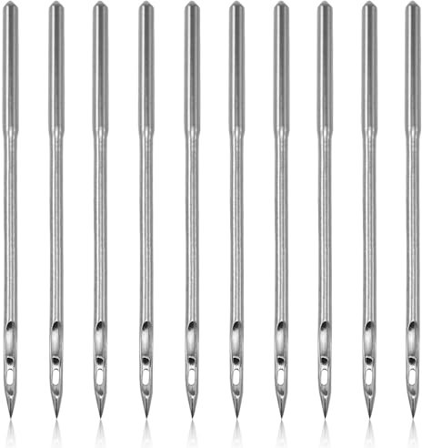 yyangz 15PCS Leather Sewing Awl Shoe Repair Bent Hook Straight Hook Awl Needle Copper Awl Used for Sewing and Repairing Canvas Leather Sewing Awl Round Hole Needle Shoes Soles and Other Projects