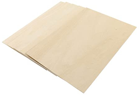 STOBOK 5piezas Madera Contrachapada De Artesanía Para Pirograbado Pintura De Madera Bricolaje