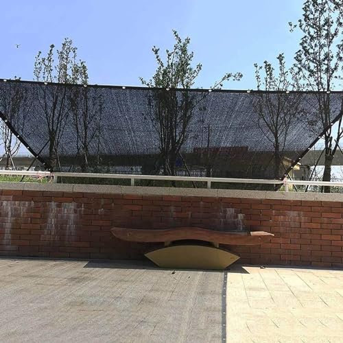 Voile d'ombrage 5x5m Voile ombrage Rectangulaire Filet Protection Piscine Anti Feuilles Voile D Ombrage Anti UV Filet Protection Solaire Filet Anti Chaleur,black-2x2m