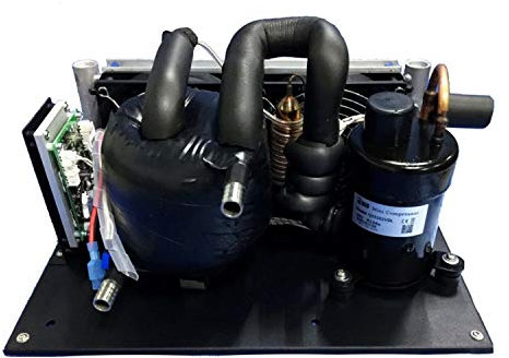 Klimaanlage Flüssigkühlmodul DC 48V 137-455W. Kühler-Modul, Koaxial-C-Flüssigkühlmodul R134A. Reines Wasser Radfahren. Klimagerät