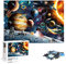 IGHSNZUH Jigsaw Puzzles 1000 Pieces for Adult Space Puzzles Intellectual Game Brain Challenge for Adults Kids/Star Wars/1000 Pieces