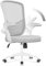 naspaluro Chaise de Bureau, Chaise de Bureau Ergonomique avec Accoudoirs Rabattables à 90°, Soutien Lombaire Unique, Revêtement en Maille Respirante, Siège Pivotant à 360° avec Fonction Swing, Grise