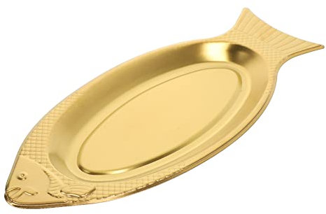 PRETYZOOM Plato De Lujo En Forma De No Magnético De Acero Inoxidable Para Cocinar Al Vapor Y A La Parrilla De 35 Cm De Diámetro