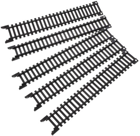 TOYANDONA 5stücke Eisenbahnschienenmodell Mit Gleisen Für Spielzeugeisenbahn Ersatzteile Für Eisenbahnsets Kupplungsteile Für Spielzeugeisenbahnen Elektrischer Zug Für Junge Mädchen Erweiter