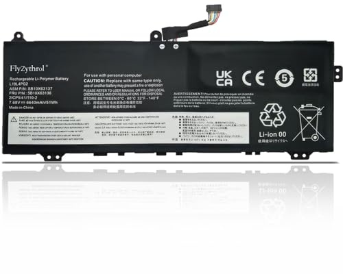 FlyZythrol L19M4PG2 laptop battery Compatible With Lenovo IdeaPad Flex 5 | CB-13ITL6 CB-13IML05 CB-14ITL6, ThinkPad C13 Yoga Gen 1 Chromebook (2020) Series L19L4PG2 L19D4PG2 SB10X63137 SB10X63139 51Wh