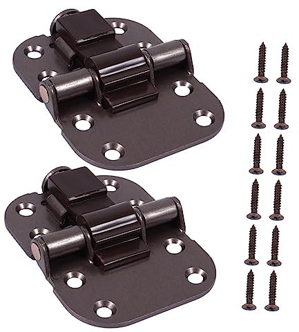 ARTIBETTER Metallscharnier Für Falttüren 2-teiliges Federscharnier-set Mit Schrauben Hardware-ersatz Für Beschädigte Scharniere