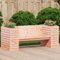 Juroupi Panca con Fioriera 167,5x60x65 cm in Legno Massello di Douglas,Panca,Panca da Esterno,Panchine da Giardino -832546