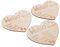 Sosoport 3Stücke Holz Geburtsanzeige Für Neugeborene Personalisierbare Namensschilder Holz Für Babyzimmer Herzform
