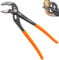 Avit Push-Button Precision Waterpump Pliers 300mm, Fast Adjusting Heavy Duty Tongue and Groove Joint, Plumbing Water Pump Pipe Wrench, Clamp Grips, AV06037