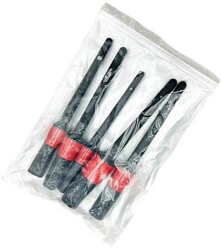 Kit de nettoyage de ventilation en plastique réutilisable, 5 pièces, plusieurs surfaces, climatisation de voiture, clavier, dépoussiérage, grille d'aération brosse de nettoyage pour la maison