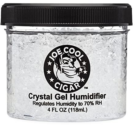 Joe Cool Cigar Crystal Gel Humidifier for Cigar Humidors - 4oz Jar