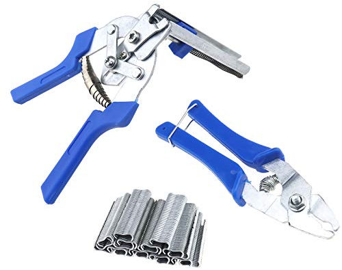SING F LTD Hog Ring Zange Befestigung Pistole Hand M Tacker 3 in 1 Mesh Käfig Draht Zaun