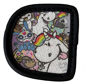 Pummel & Friends - Patches für Reithandschuhe (schwarz) - Pummeleinhorn & Friends