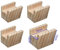 Möbelerhöher Betterhöhung Tischerhöher Elefantenfuß Bed Riser aus Holz 4 Stück (Länge 10 cm Rillenbreite 2,0 cm Erhöhung 10 cm)
