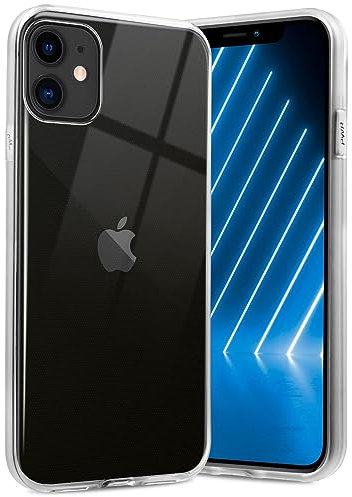 ONEFLOW Ultra Clear Case Kompatibel mit Apple iPhone 11 Hülle Transparent, Handyhülle aus Soft Silikon, Extrem Stoßfest und Flexibel, TPU Schutzhülle Durchsichtig - Klar