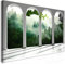 murando Wandbild Mega XXXL FensterblickEinteiliger XXL-Format Kunstdruck zur Selbstmontage Leinwandbilder moderne Bilder DIY Wanddekoration Wohnung Deko Natur Wald Panorama