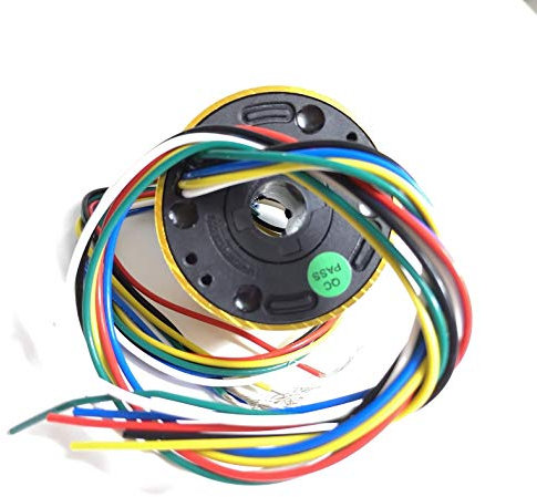 Elektrischer Kontakt, drehbar mit elektrischem Durchgangsring, mit Bohrung, zum Drehen der Krümmerbürsten für Leitungsdynamik, Sammlerring mit Hohlwelle