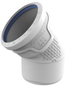Wavin Bogen AS+ DN 50 15 Grad 3079965