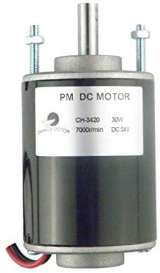 CHANCS Permanentmagnet-DC-Motor CH-3420 24V DC 7000RPM Hohlwelle für Kreissäge