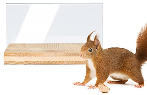 GARDIGO® Tier-Haus-System Wechselblende für Eichhörnchen Futterhaus I Made in Germany, aus Massivholz I In Sozialeinrichtung gefertigt