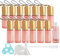 TIANZD 20Pcs, 5ml Empty Pink Glass Essential Oil Roller Bottles with Gold Screw Cap Keychain Roll on Bottles Rollerball Bottle for Essential Oil Perfume, 1x Funnel 1x Opener 1x pipette