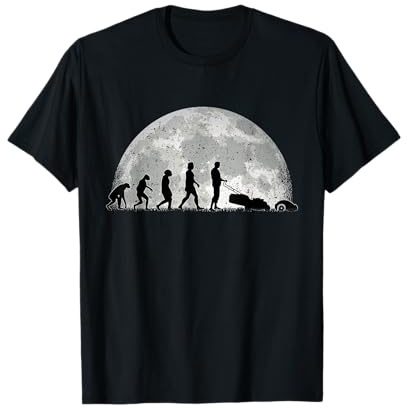 Evolution Moon Robotic Lawnmower Robot T-Shirt
