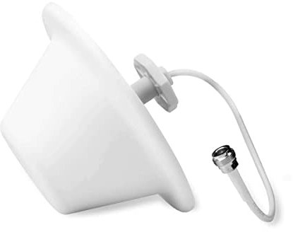 RANGEFUL AIO5 Omni-Directional Indoor 5dBi Dome Deckenantenne 3G/4G/GSM/LTE Hochleistungs-Breitbandantenne mit N-Buchse für Handy Mobile Signal Booster Router Gateway 698 bis 2700 MHz