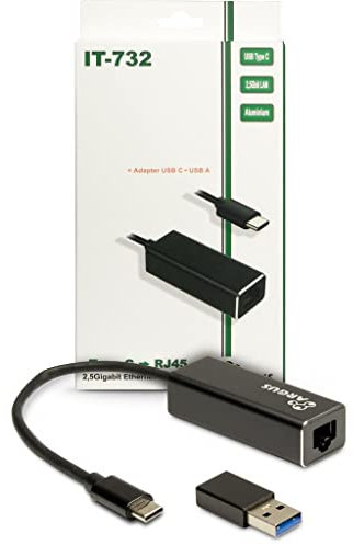 Inter-Tech LAN-Adapter Argus IT-732 USB-C Gigabit Ethernet