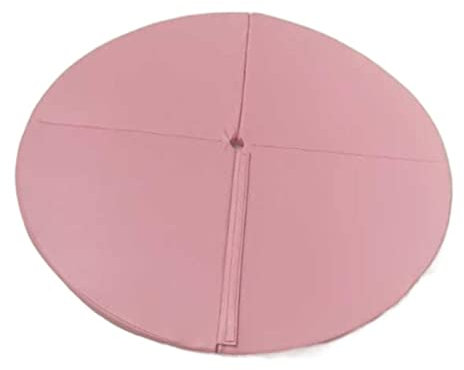 EIFINE 120 * 5-10 cm Faltbare Runde Yogamatten Indoor Gym Fitness Übung Sport Pads Männer Frauen (Size : 120 Thickness 3cm)