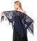 FAIRYGATE XXL Schal Damen Schal Stola Damen Retro Schal Umschlagtücher für Abendkleid Vintage Hochzeit Damen Schulter Bedeckung 20er Jahre Stil Kostüm Accessoires A6307