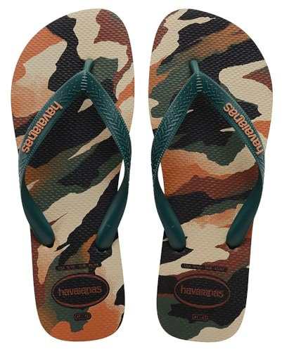 Havaianas Top Camu, Infradito Uomo, Black Pantanal Green, 43/44 EU