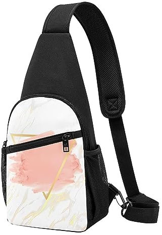 Halvah Sac à bandoulière imprimé Père Noël - Mini sac de ceinture, rose gold, Taille unique