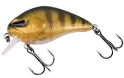 ZECK Wobbler/Kleiner Crankbait für Barsch, Forelle & Döbel - Danny 2.0 | 4,5 cm | 0,5 m F - Perch