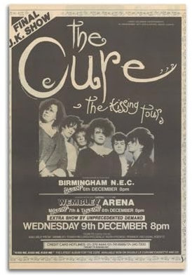 GODARM The Cure Poster, dekoratives Gemälde, Leinwand, Wandposter und Kunstdruck, modernes Familienschlafzimmer, Dekorposter, 30 x 45 cm