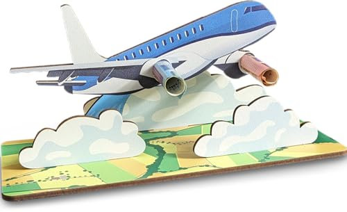 Flugreise - Flugzeug 3D-Holzkarte | Geldgeschenke, Flugtickets, Flugzeug, Gutscheinkarte Für Einen Flug, Flug Reisegutschein, Karte Flugzeug