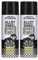 SDMAX Alloy Wheel Spray Paint, Smooth Black Matte Finish, Non-Cracking, Fast Drying, Easy To Use, Long-Lasting, Lightweight And Portable, Multipurpose Use, 400ml (2PCS)