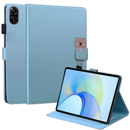 Mldjomid Custodia Protettiva Compatibile con Honor Pad X9/ Honor Pad x8 11,5 Pollici 2023 Flip Pelle PU Tablet Case Cover con Supporto e Slot per Scheda per Honor Pad X9 11.5 Custodia, Blu
