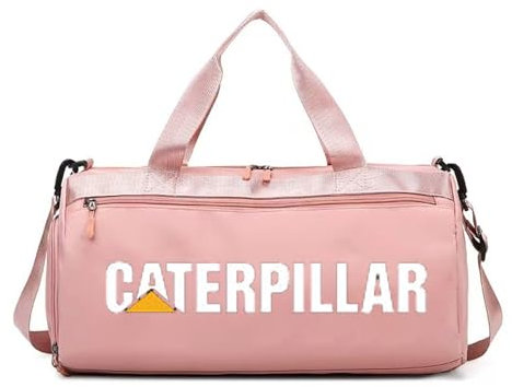Reisetasche für Ca.TER-Pillar, Reise Tasche Herren Damen, für Weekender Gym, Reise, Sporttasche(Pink)
