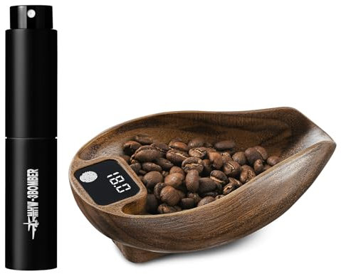 MHW-3BOMBER Coffee Bean Scale & Spray Bottle Kit, 0.1g Precision Digital Espresso Scale for Weighing & Dosing, 0.3-200g Mini Kitchen Scale for Coffee, Tea, and Spices ES6561-OS